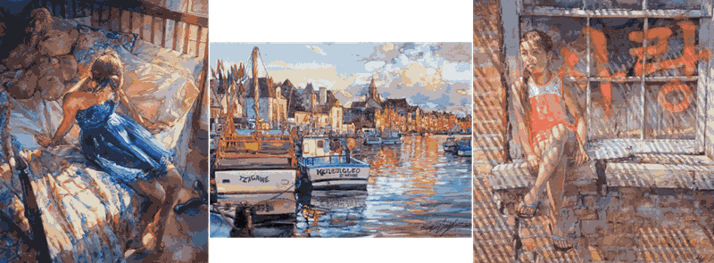 A sampling of Ken Call's watercolors